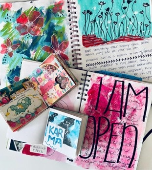 Photo of Carrie’s Journals 